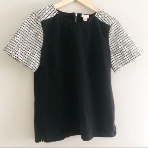 SOLD ✅ J. Crew Textured Sleeve Top